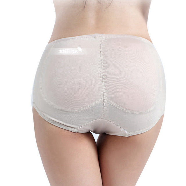 Silicone padded panties seamless underwear padding panties butt enhancement underwear fake butt pads bodyshaper butt lifter