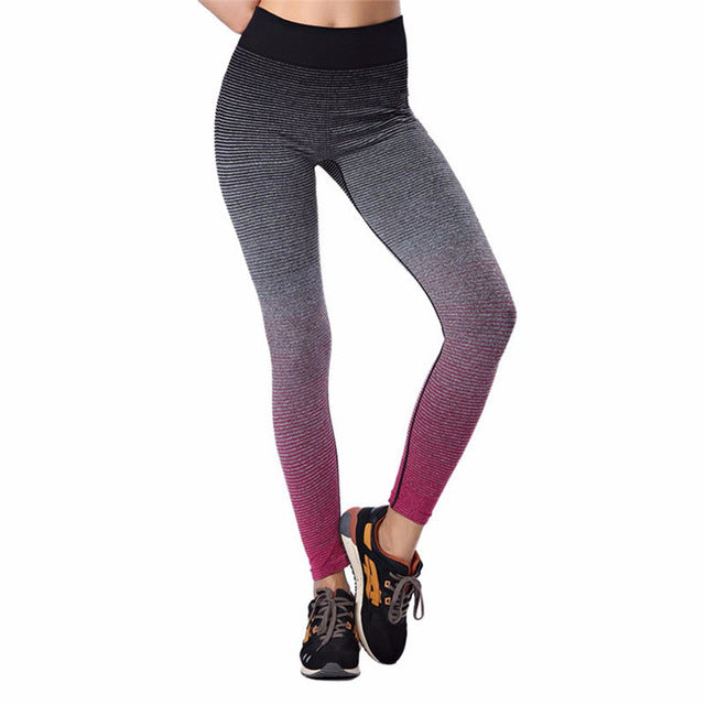 Hot Yoga Pants Women High Waist Stretch Fitness Gym
