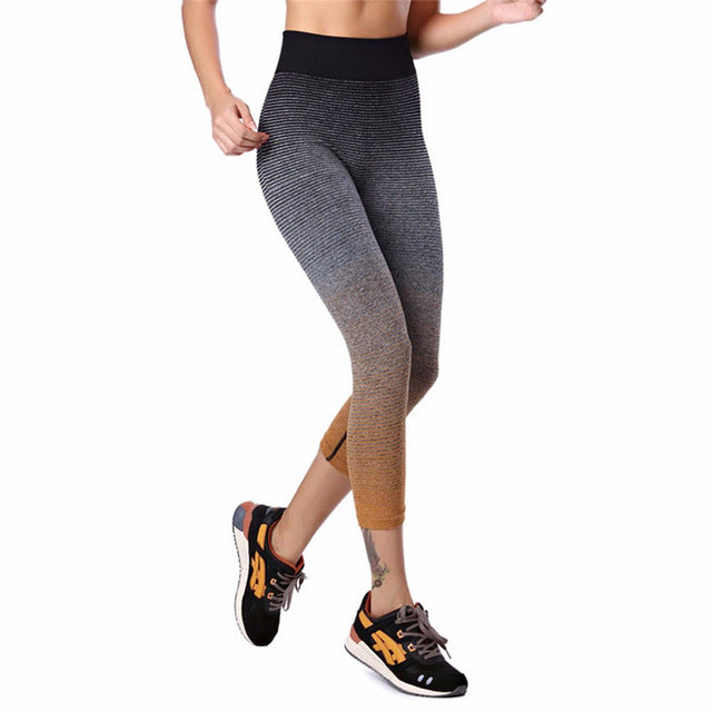 Hot Yoga Pants Women High Waist Stretch Fitness Gym