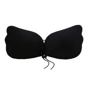 Anself Women Push Up Bra Self-Adhesive Silicone Bust Lace