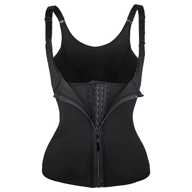 Hot Shapers Neoprene Sauna Sweat Vest Waist Trainer Cincher Women Body Shaper