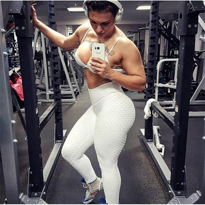 Europe And The United States Explosion Models Casual Solid Color High Waist Hip Gyms Fitness