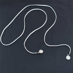 Long Necklace Gothic Black Velvet Choker Maxi  Jewellery Womans