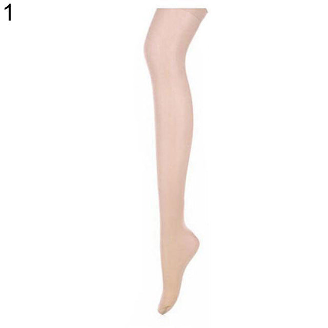 Women Sexy Shiny Ultra-Thin Footed Pantyhose Tights Breathable Sheer Stockings