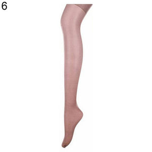 Women Sexy Shiny Ultra-Thin Footed Pantyhose Tights Breathable Sheer Stockings