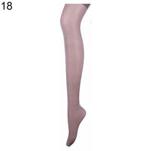 Women Sexy Shiny Ultra-Thin Footed Pantyhose Tights Breathable Sheer Stockings