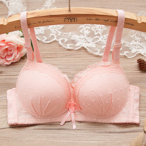 Hot thin underwear small bra wireless adjustable lace